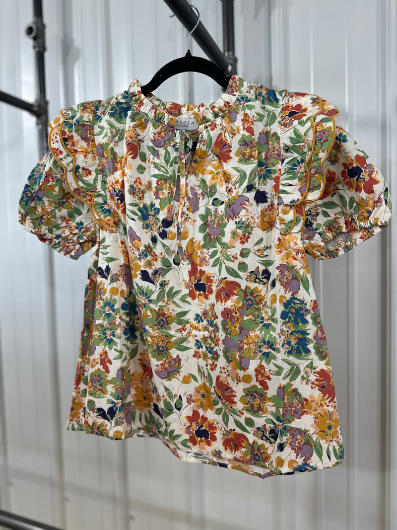 Fall Florals Top