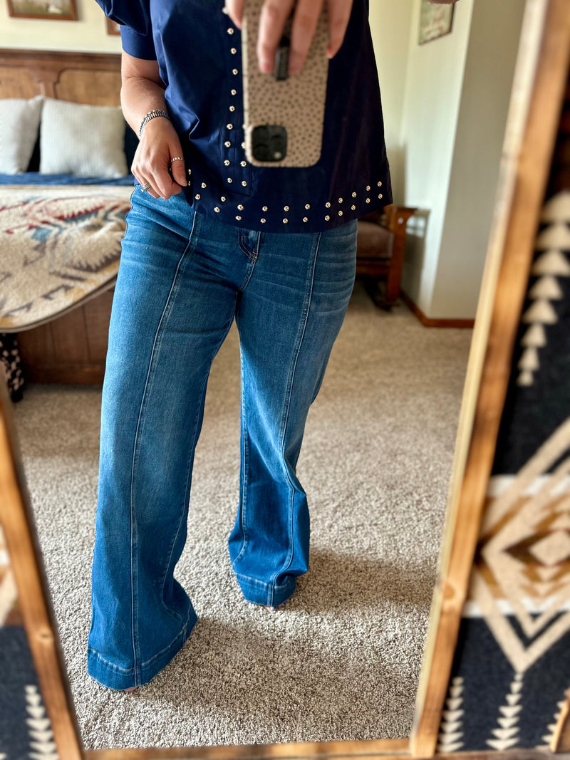 Flying Monkey || Front Seam Trouser Jeans