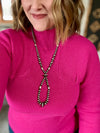 Raspberry Ribbed Mock Neck Sweater