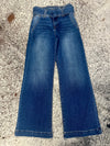 Risen Wide Leg Jeans with Removable Belt