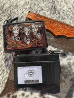 Hereford Tooled Leather Card Holder