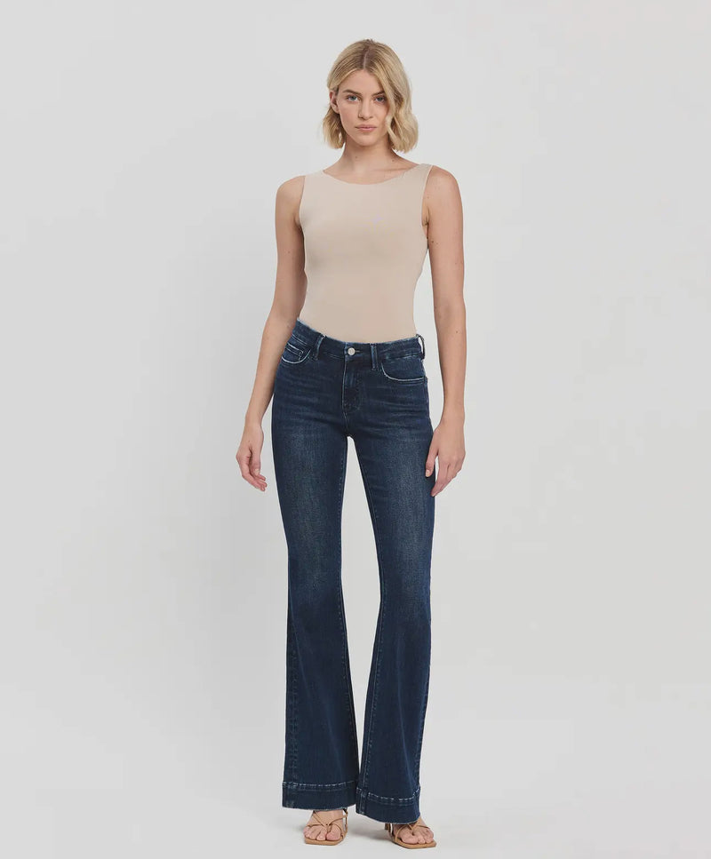 Vervet Mid Rise Flare Jeans
