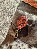 Leather Tooled Keychains