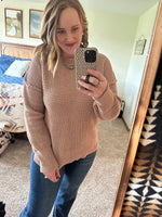 Taupe Knit Sweater