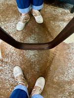 Boot Stitch Leather Tennis Shoes