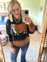 Rowdy Rojo Hereford Sweater