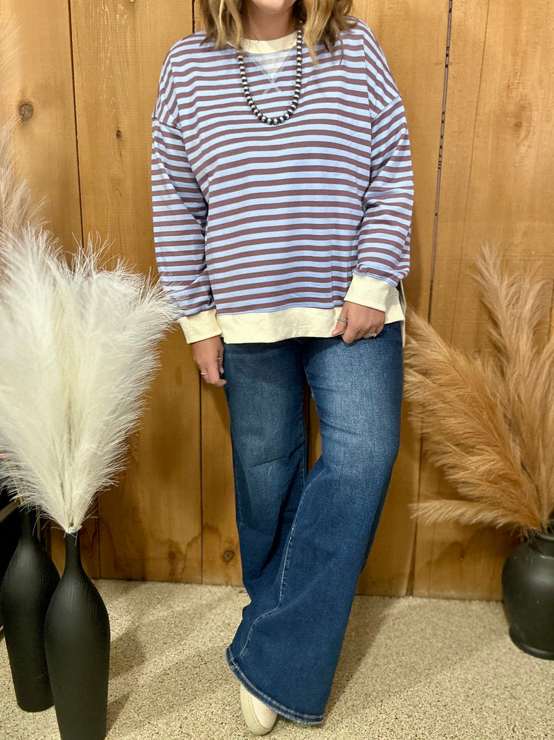 Risen Basic Wide Flare Jeans