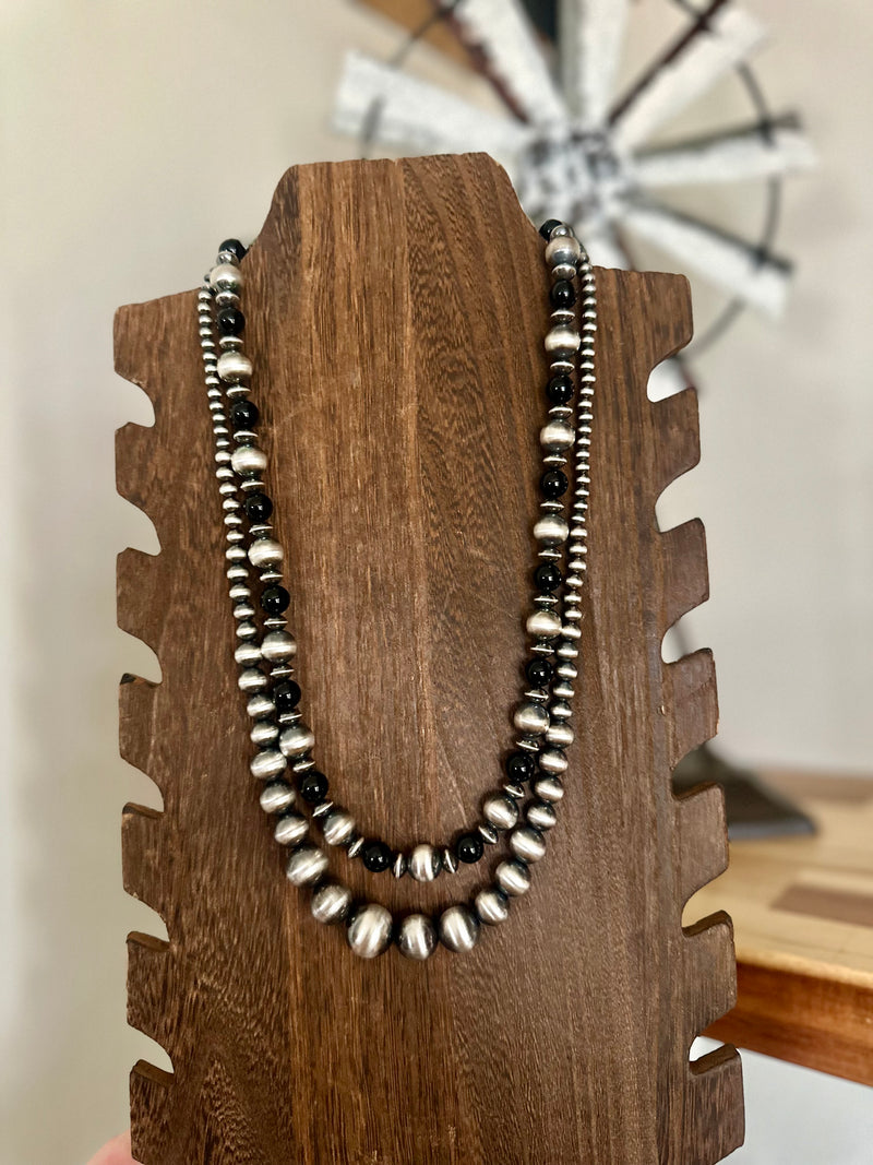 Graduated Pearl Necklace - 21”