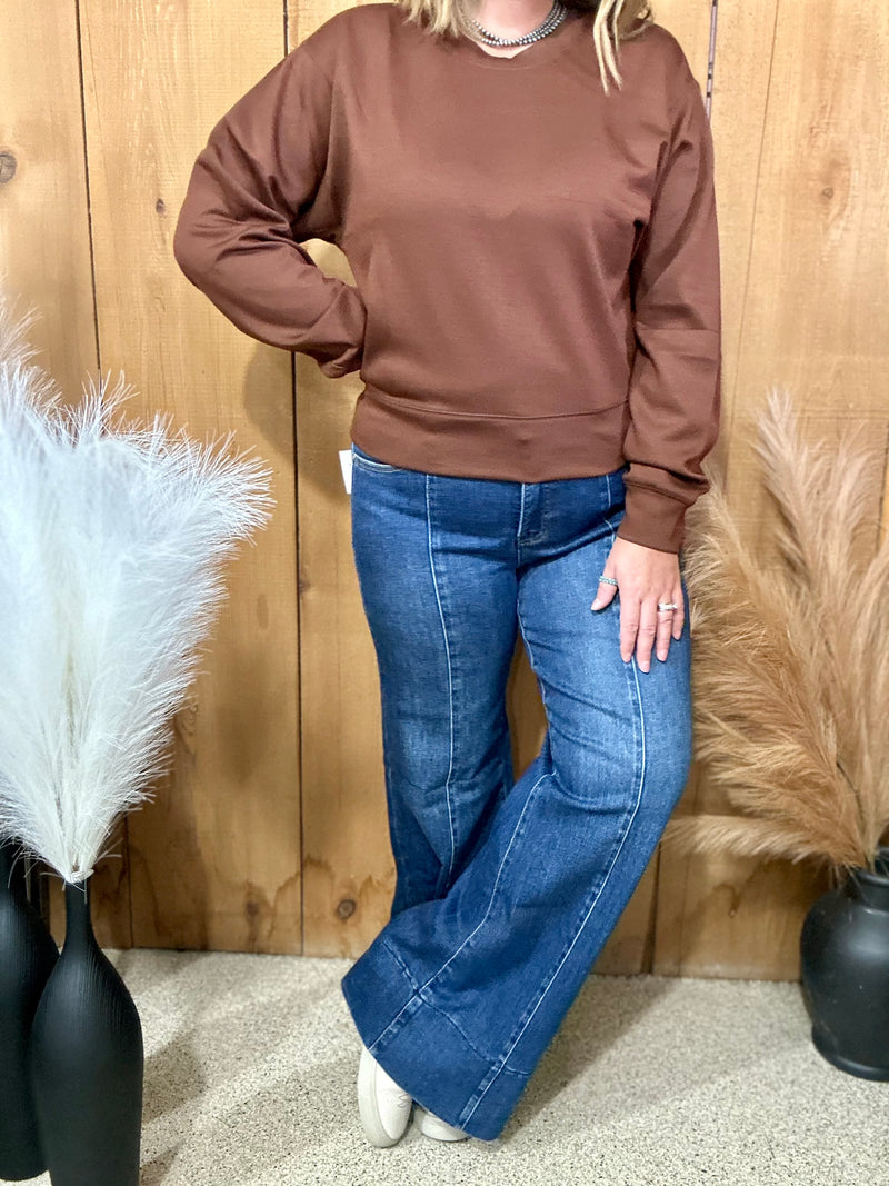 Risen Front Seam Trouser Jeans
