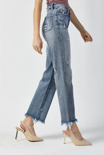 Risen Straight Jeans