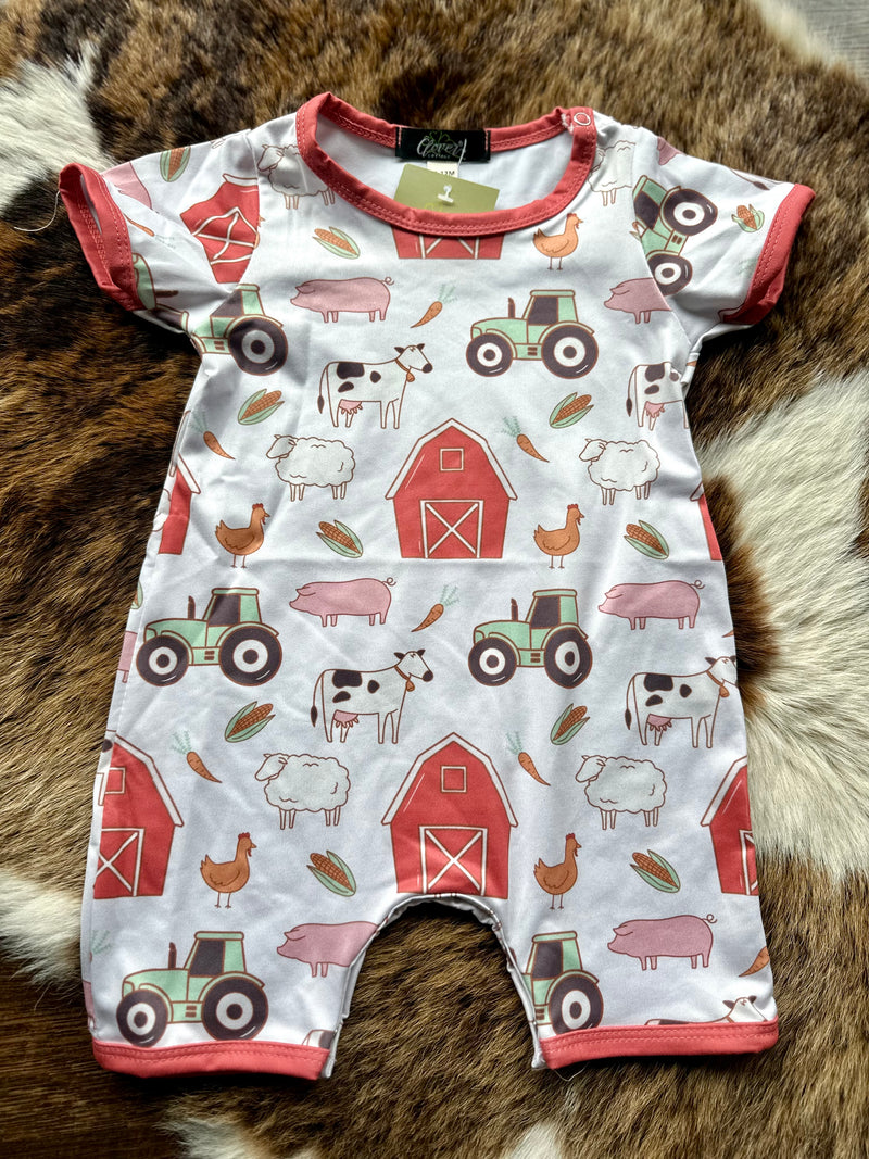 Farm Boy Romper