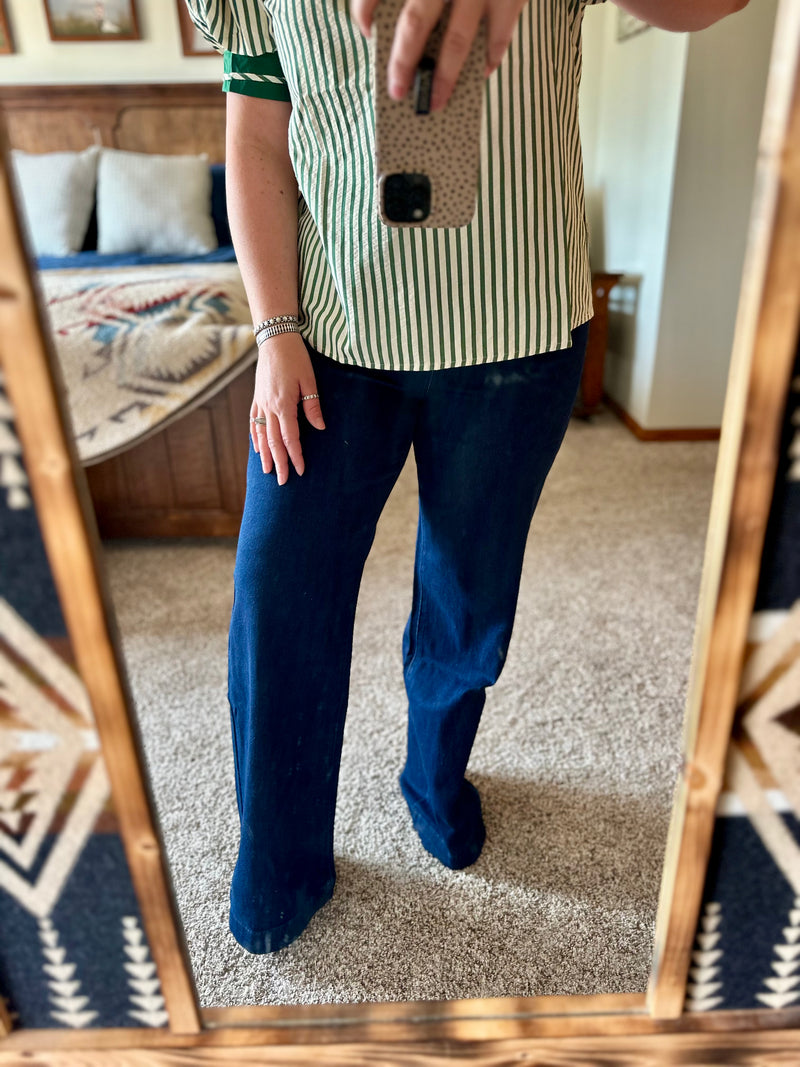 Flying Monkey || Dark Trouser Jeans