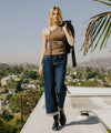 Vervet High Rise Wide Cuff Jeans