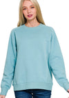 Ribbed Side Raglan Sweatshirts