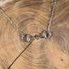 Silver Horsebit Necklace
