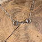 Silver Horsebit Necklace