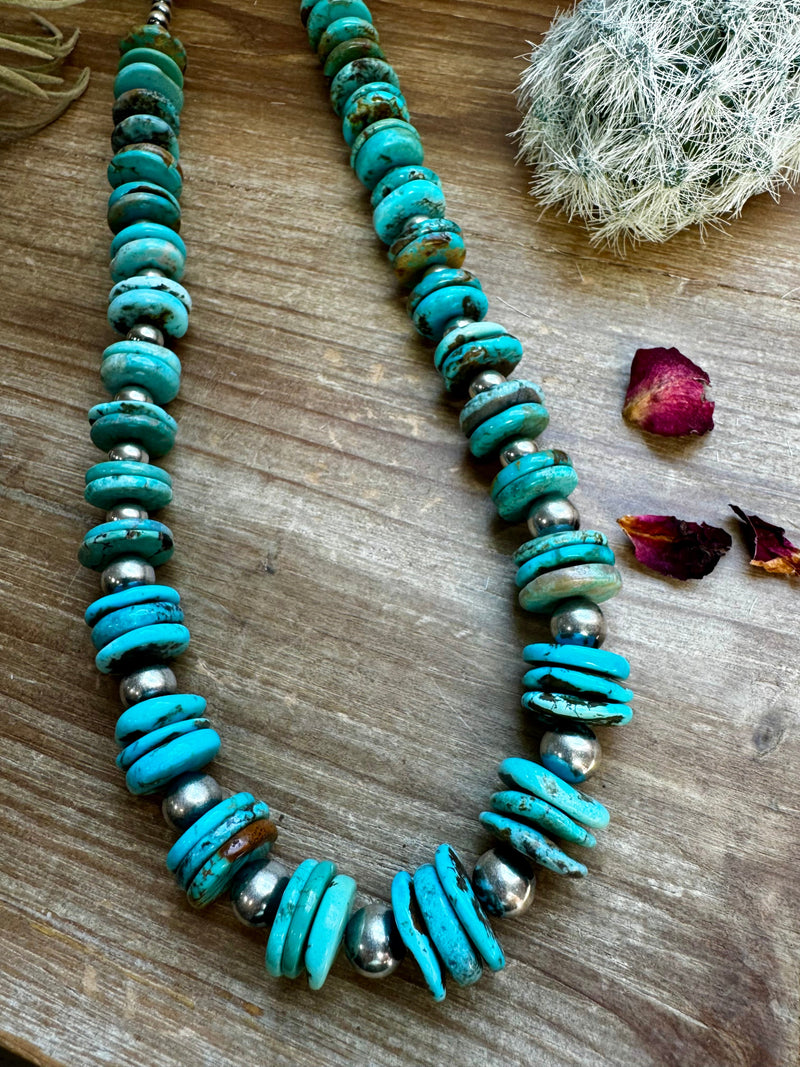 26 inch - NFR collection - sterling silver and turquoise