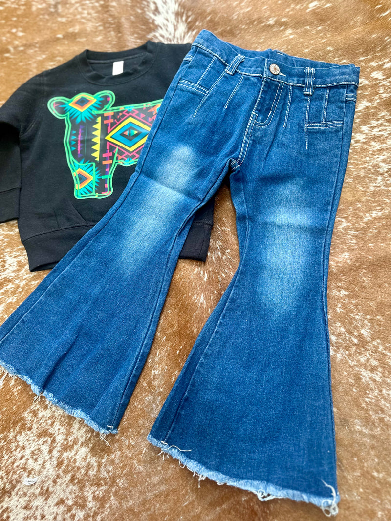 Girls Flare Jeans