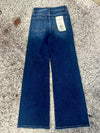 Risen Distressed Wide Leg Jeans