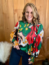 Abstract Print Top