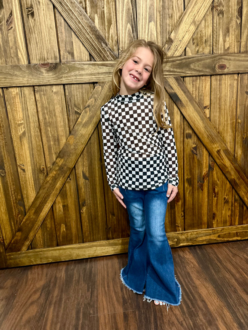 Girls Flare Jeans