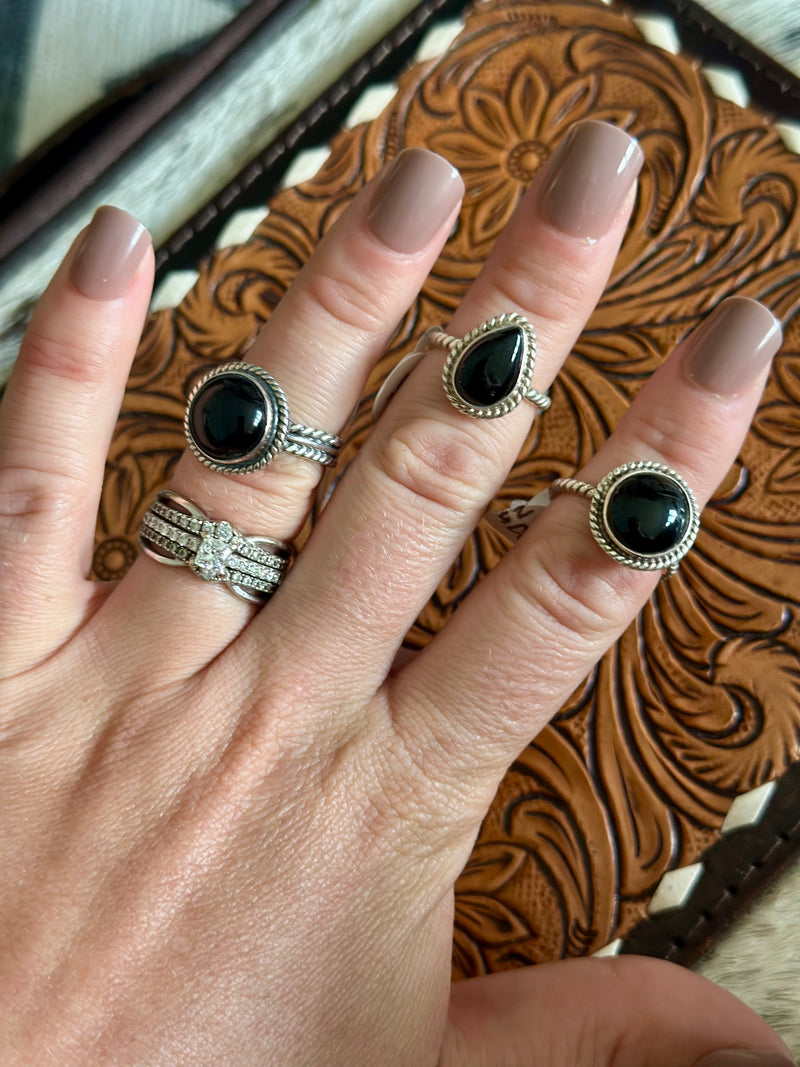 Black Onyx Rings