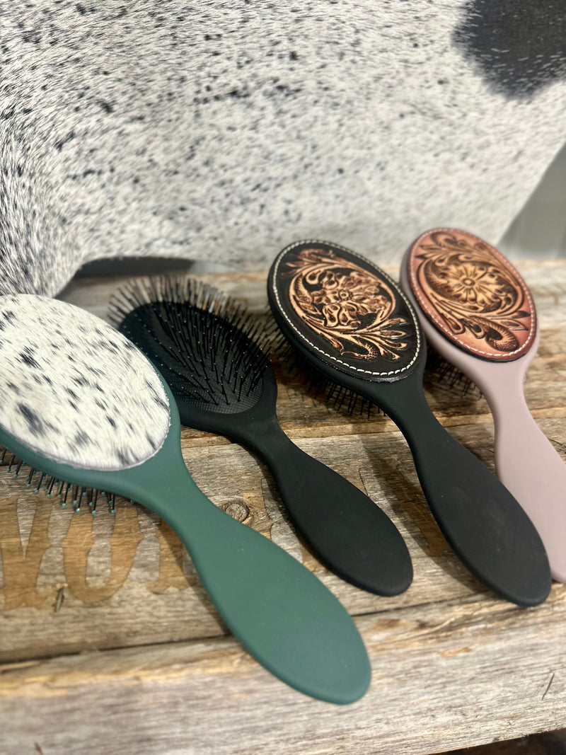 Leather Hairbrushes