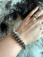 Rondelle Pearl Stretch Bracelets