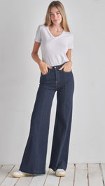 Dark Wash O2 Wide Leg Jeans