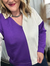 Purple Block Top