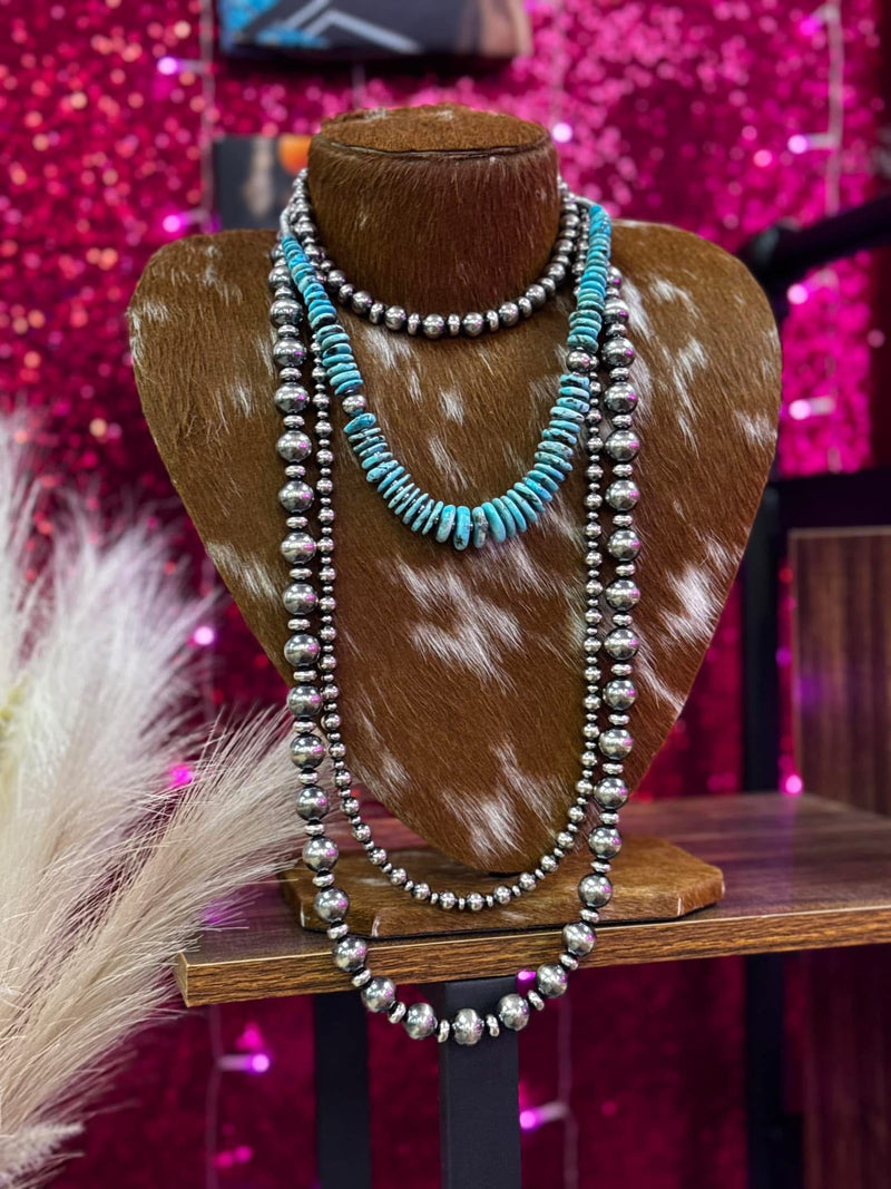 Turquoise & Pearls