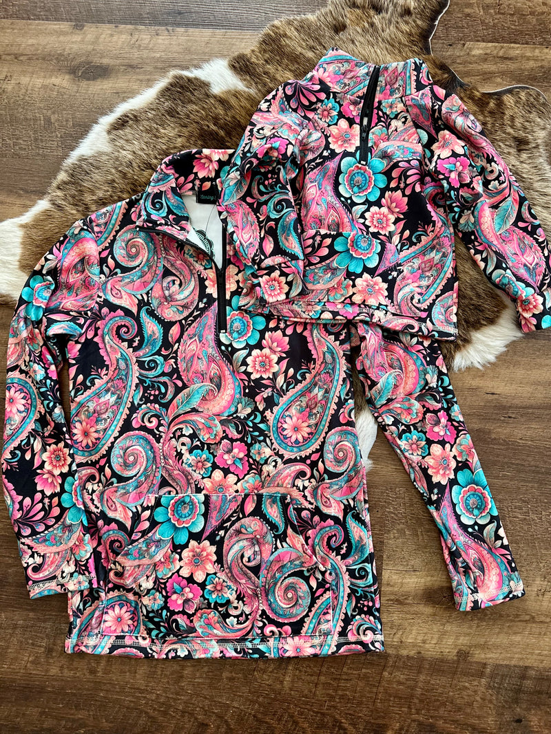 Midnight Blooms Pullover