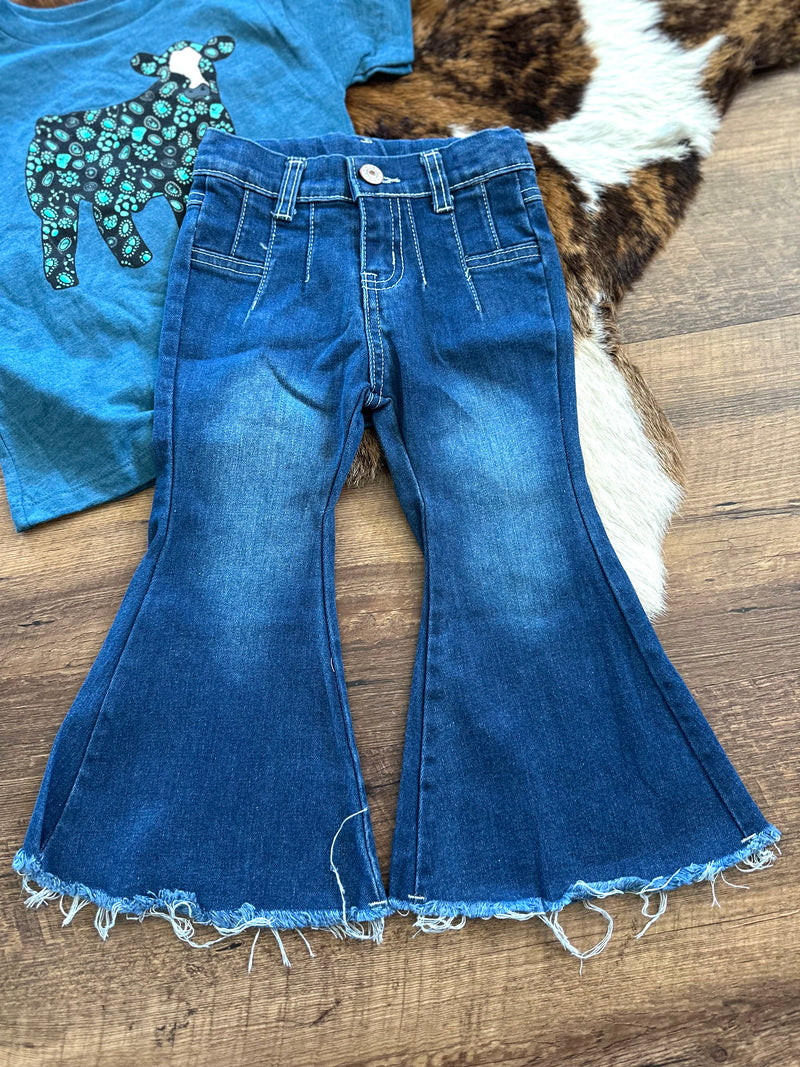 Girls Flare Jeans
