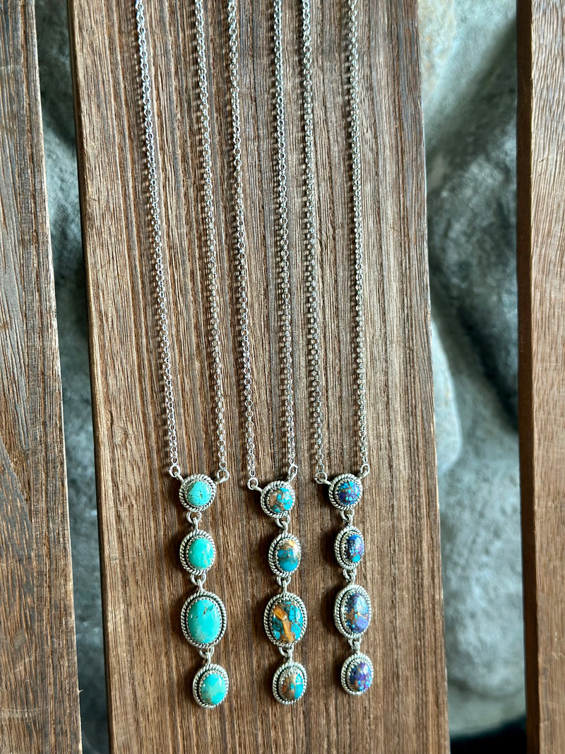 4 Stone Necklaces
