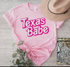 Pink Texas Babe T-Shirt