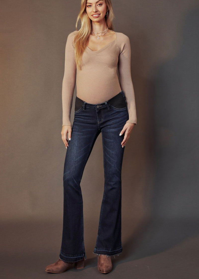 Kan Can Maternity Flare Jeans