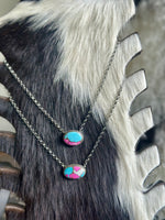 Cotton Candy Stone Necklace