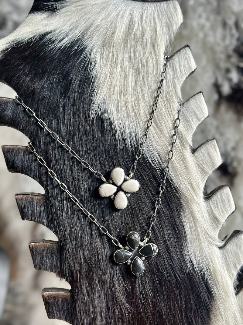 White Buffalo Stone Necklaces