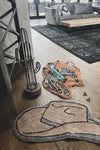 RODEO RUG *COWBOY HAT