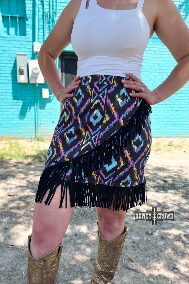 Far Out Fringe Skirt