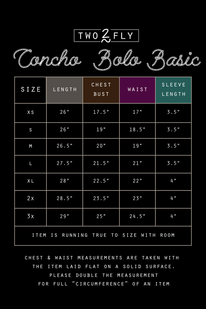 CONCHO BOLO BASIC [XL-3X ONLY]