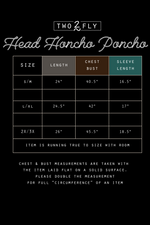 HEAD HONCHO PONCHO [2X/3X ONLY]