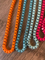 Color chain bike necklace 16 inch