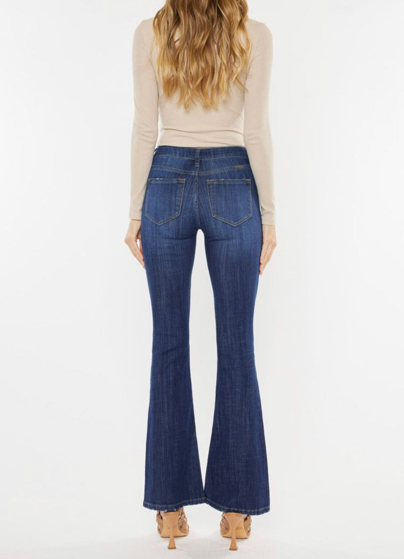 PETITE Kan Can Slim Flare Jeans