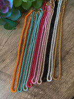 Color chain bike necklace 16 inch