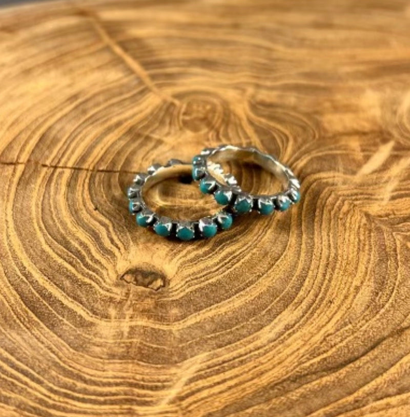 Turquoise Multi Stone Stacker Ring