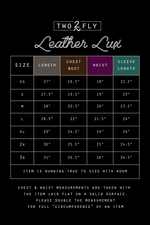 LEATHER LUX *SADDLE [XL-3X ONLY]