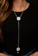 Aztec Concho Lariat Necklace