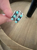 Turquoise Stone Twist Ring